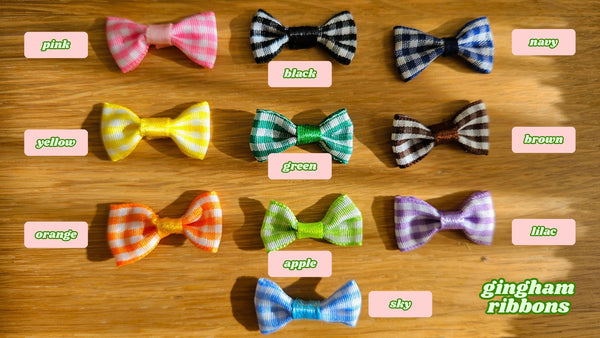 Gingham Ribbons