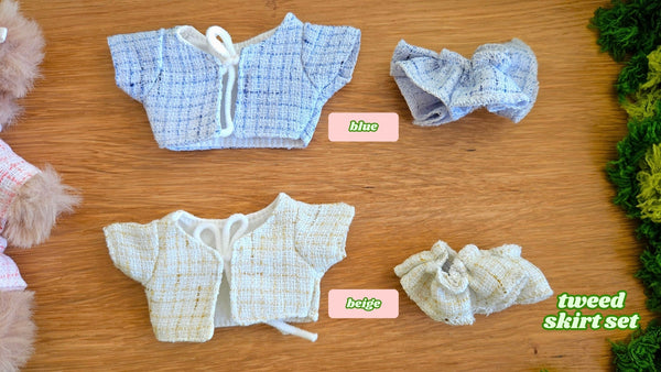 Tweed Skirt Sets