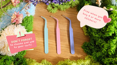 Tweezers for scene stickers