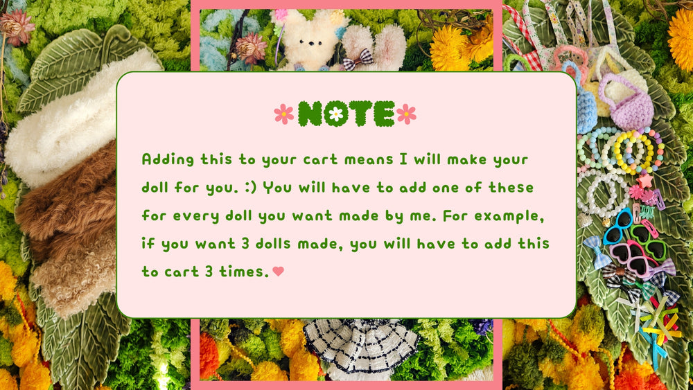 MAKE MY DOLL FOR ME Service