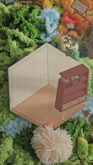 Tuxedo Cat Series | BEDROOM | DIY Scene Sticker Set