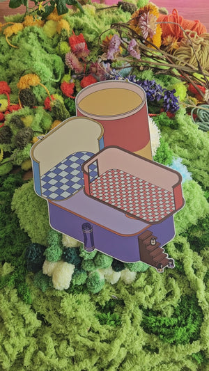 PENGUIN APARTMENT | DIY Scene Sticker Set