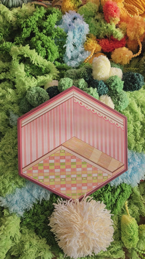 Pink Cat Series | DRESS SHOP | DIY Scene Sticker Set