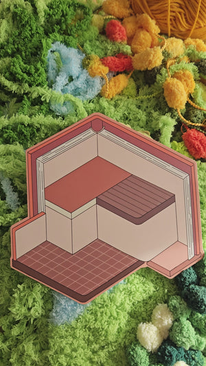 BUNNY LIBRARY | DIY Scene Sticker Set