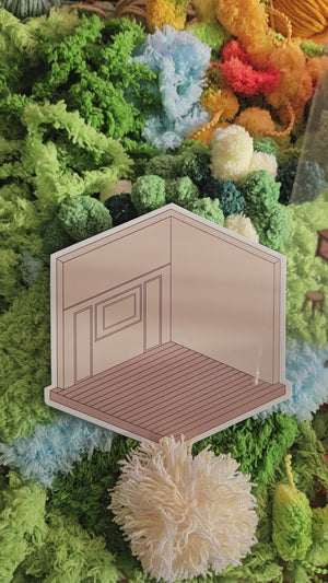 Paper Pals Series | LIVING ROOM | DIY Scene Sticker Set