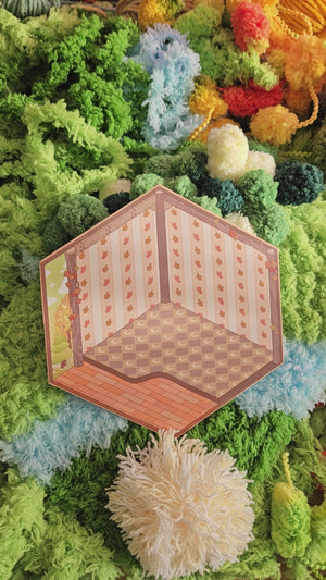 Pink Cat Series | CAFE | DIY Scene Sticker Set