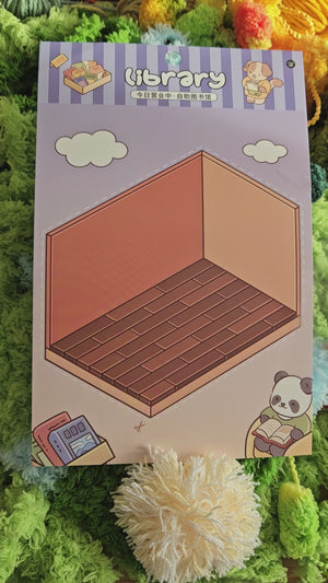 Tiny Shop Series | LIBRARY | DIY Scene Sticker Set