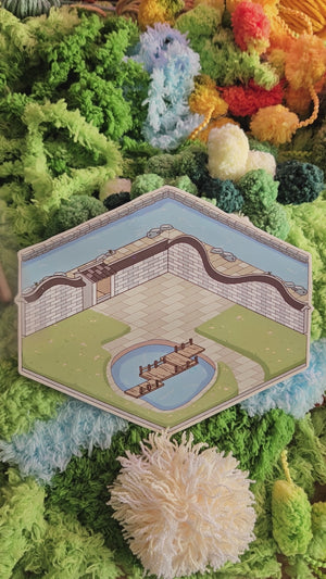 Pavilion Series | CHERRY BLOSSOMS | DIY Scene Sticker Set